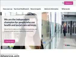 Sites similar to healthwatch.co.uk