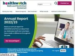 Sites similar to healthwatchbathnes.co.uk