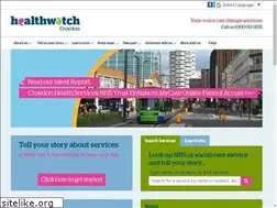 Sites similar to healthwatchcroydon.co.uk