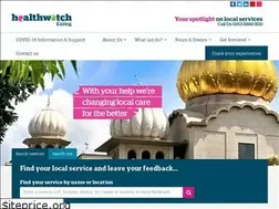Sites similar to healthwatchealing.org.uk