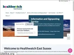 Sites similar to healthwatcheastsussex.co.uk