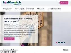 Sites similar to healthwatchgreenwich.co.uk