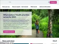 Sites similar to healthwatchhampshire.co.uk