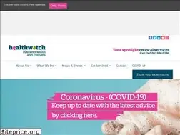 Sites similar to healthwatchhf.co.uk
