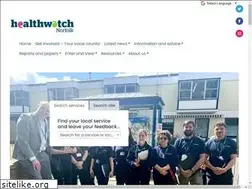 Sites similar to healthwatchnorfolk.co.uk