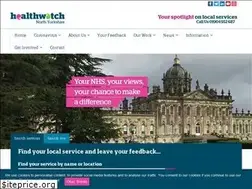 Sites similar to healthwatchnorthyorkshire.co.uk
