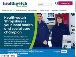 Sites similar to healthwatchshropshire.co.uk