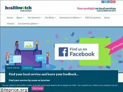 Sites similar to healthwatchstaffordshire.co.uk