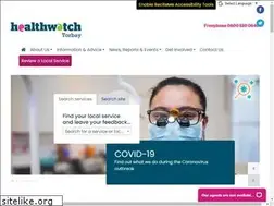 Sites similar to healthwatchtorbay.org.uk