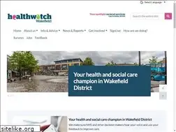 Sites similar to healthwatchwakefield.co.uk