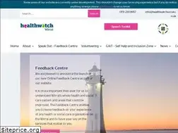 Sites similar to healthwatchwirral.co.uk