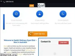 Sites similar to healthwellnesskyanidist.com.au