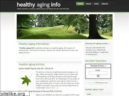 Sites similar to healthy-aging-info.org