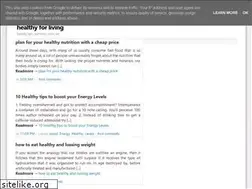 Sites similar to healthy-for-living.blogspot.com