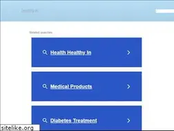 Sites similar to healthy.in