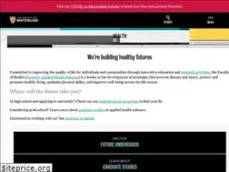 Sites similar to healthy.uwaterloo.ca