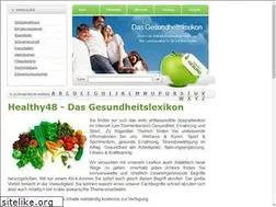 Sites similar to healthy48.com