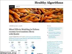 Sites similar to healthyalgorithms.com