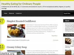 Sites similar to healthyeatingforordinarypeople.com