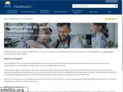 Sites similar to healthyfamiliesbc.ca