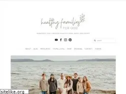 Sites similar to healthyfamiliesforgod.com