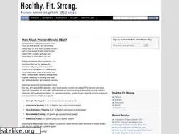 Sites similar to healthyfitstrong.com