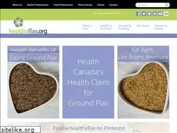 Sites similar to healthyflax.org