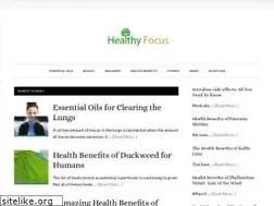 Sites similar to healthyfocus.org