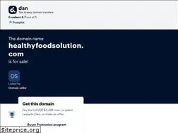 Sites similar to healthyfoodsolution.com