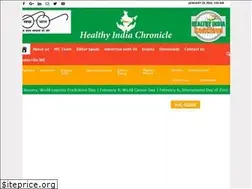 Sites similar to healthyindiachronicle.in