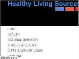 Sites similar to healthylivingsources.com