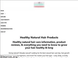 Sites similar to healthynaturalhairproducts.com