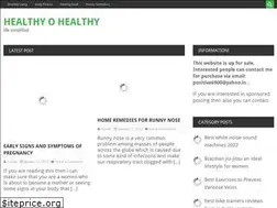 Sites similar to healthyohealthy.com
