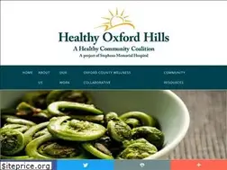 Sites similar to healthyoxfordhills.org