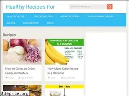 Sites similar to healthyrecipesfor.com