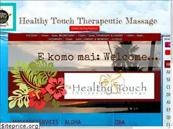 Sites similar to healthytouchmassages.com