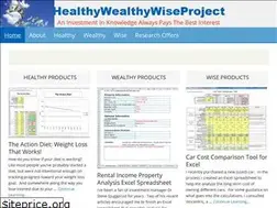 Sites similar to healthywealthywiseproject.com