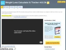 Sites similar to healthyweightcalc.com