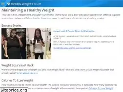 Sites similar to healthyweightforum.org