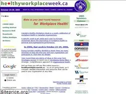 Sites similar to healthyworkplaceweek.ca