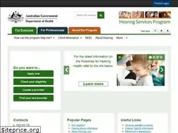 Sites similar to hearingservices.gov.au