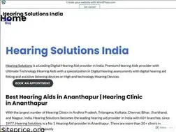 Sites similar to hearingsolutionsind.wordpress.com