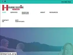 Sites similar to hearingsolutionstriangle.com