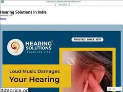 Sites similar to hearinolutionsindia.wordpress.com