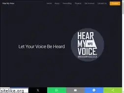 Sites similar to hearmyvoice.co.za