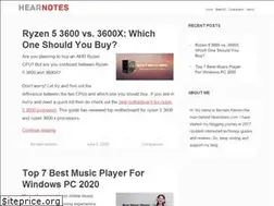 Sites similar to hearnotes.com