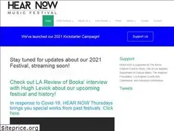 Sites similar to hearnowmusicfestival.com