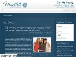Sites similar to heartfelteggdonation.com