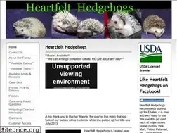 Sites similar to heartfelthedgehogs.com