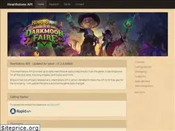 Sites similar to hearthstoneapi.com